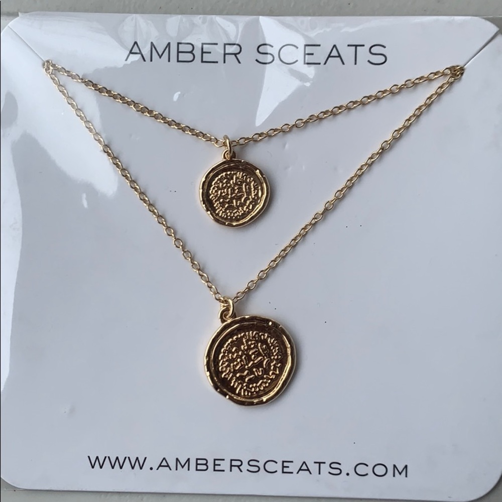 Double Coin Gold Necklace
